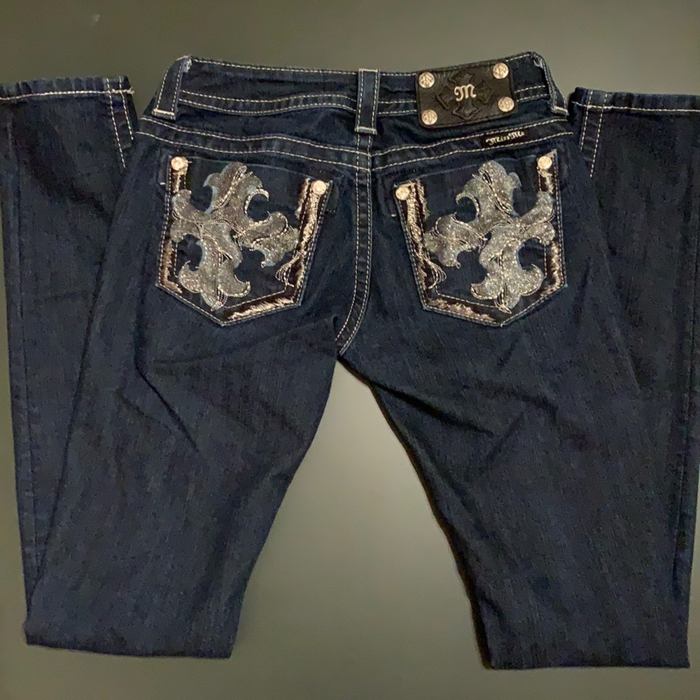 Miss Me Denim Size 25 33inseam Women’s Dark Wash Skinny Leg excellent condition